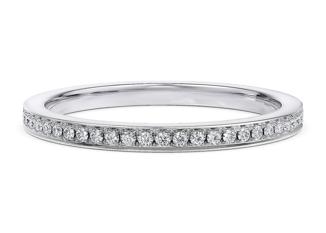 Paragon Lab Grown White Gold 18k Full Set Eternity Ring