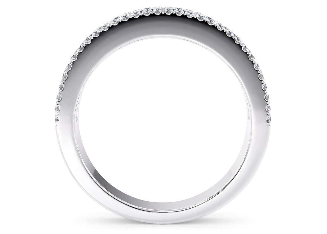 Anastasia White Gold 18k Full Set Natural Eternity Ring