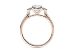 Rosa Vintage Rose Gold 18k Cushion Engagement Ring