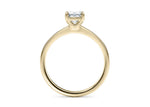 1477 Classic Solitaire Yellow Gold 18k Emerald Engagement Ring