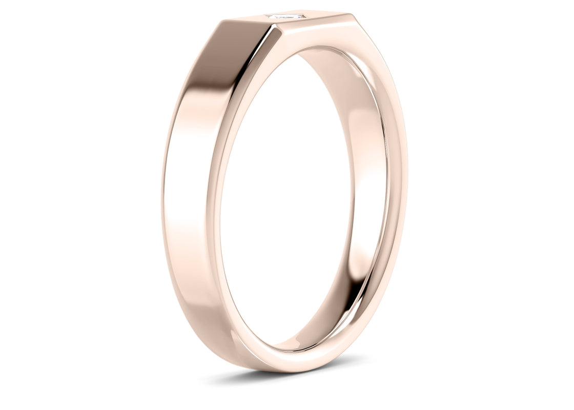 Apollo Rose Gold 18k Wedding Band