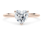 Hope Solitaire Rose Gold 18k Heart Engagement Ring