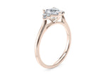 Rosa Vintage Rose Gold 18k Heart Engagement Ring