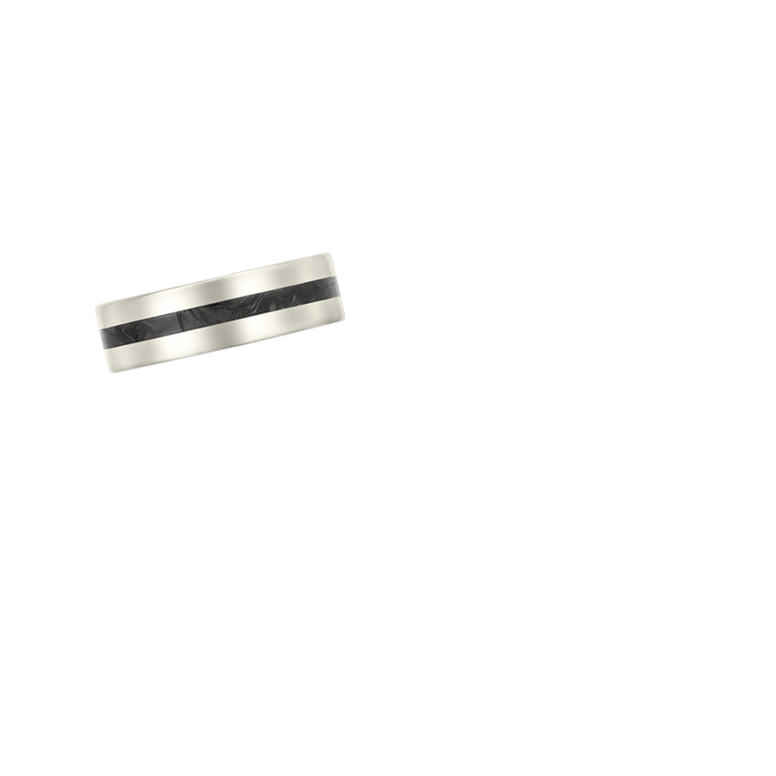 Boulevard 7mm Wedding Ring White Gold 18k Wedding Band