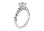 Bloomsbury Vintage Platinum Round Engagement Ring