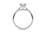 Hope Solitaire Platinum Cushion Engagement Ring