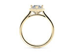 Minerva Halo Yellow Gold 18k Marquise Engagement Ring