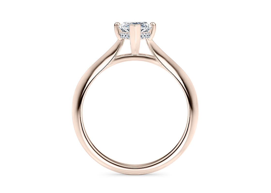 Hope Solitaire Rose Gold 18k Marquise Engagement Ring