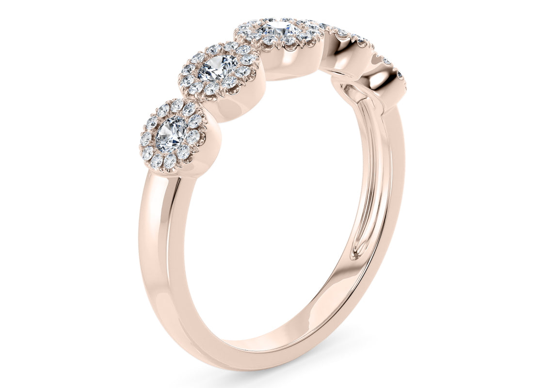 Bahira Rose Gold 18k Eternity Ring