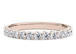 Ballerina Rose Gold 18k Full Set Natural Eternity Ring