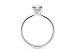 Paloma Solitaire Platinum Cushion Engagement Ring