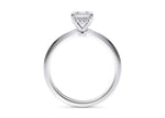 Starlight Solitaire Platinum Asscher Engagement Ring