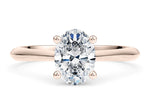 Iris Solitaire Rose Gold 18k Oval Engagement Ring