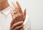 Grandessa Rose Gold 18k Full Set Eternity Ring