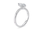Starlight Solitaire Platinum Marquise Engagement Ring