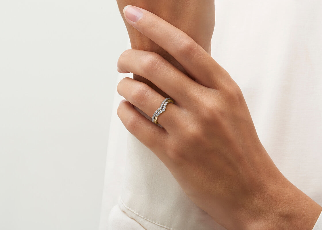 Delphine Yellow Gold 18k Eternity Ring