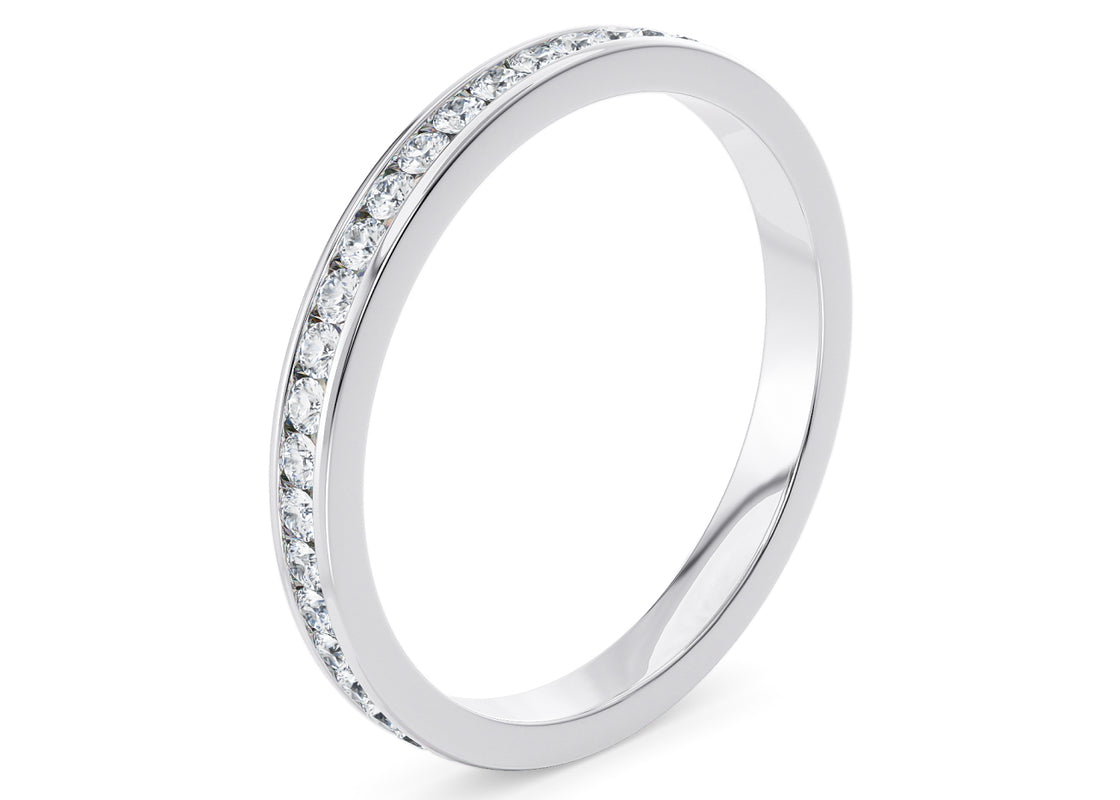 Tsarina White Gold 18k Full Set Eternity Ring