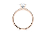 1477 Classic Solitaire Rose Gold 18k Round Engagement Ring
