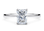 Delicacy Solitaire Platinum Radiant Engagement Ring