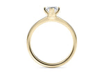 Delicacy Solitaire Yellow Gold 18k Marquise Engagement Ring
