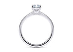 Delicacy Solitaire Platinum Radiant Engagement Ring