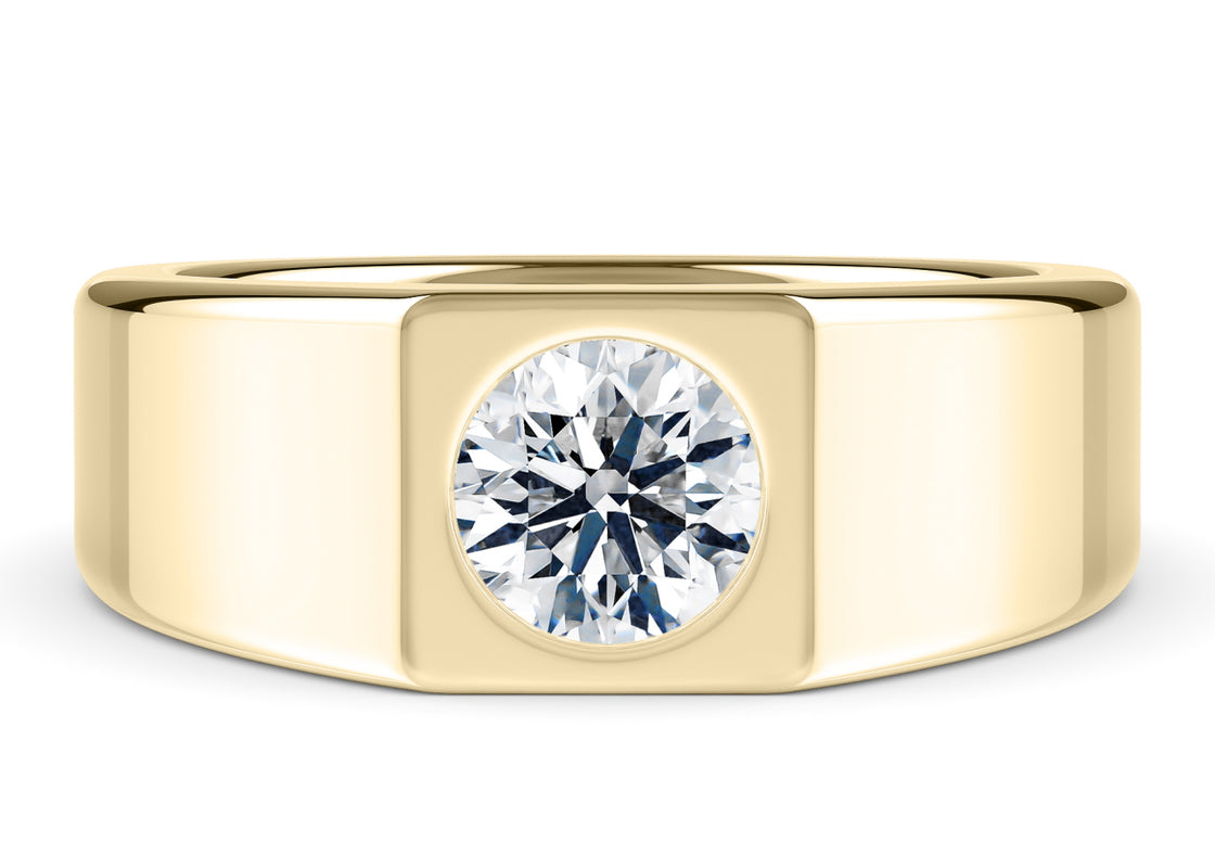 Morgan Yellow Gold 18k Wedding Band