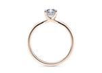 Paloma Solitaire Rose Gold 18k Radiant Engagement Ring
