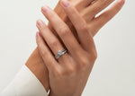 Allya Rose Gold 18k Half Set Eternity Ring