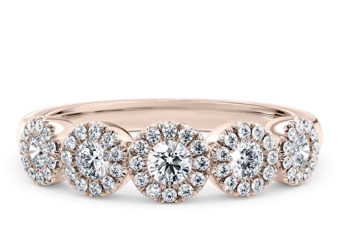Bahira Rose Gold 18k Eternity Ring