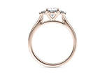 Rosa Vintage Rose Gold 18k Oval Engagement Ring