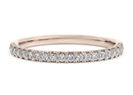 Kindrea Rose Gold 18k Half Set Eternity Ring