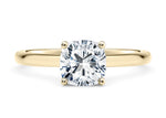 Paloma Solitaire Yellow Gold 18k Cushion Engagement Ring