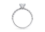 Ascot Solitaire Platinum Pear Engagement Ring