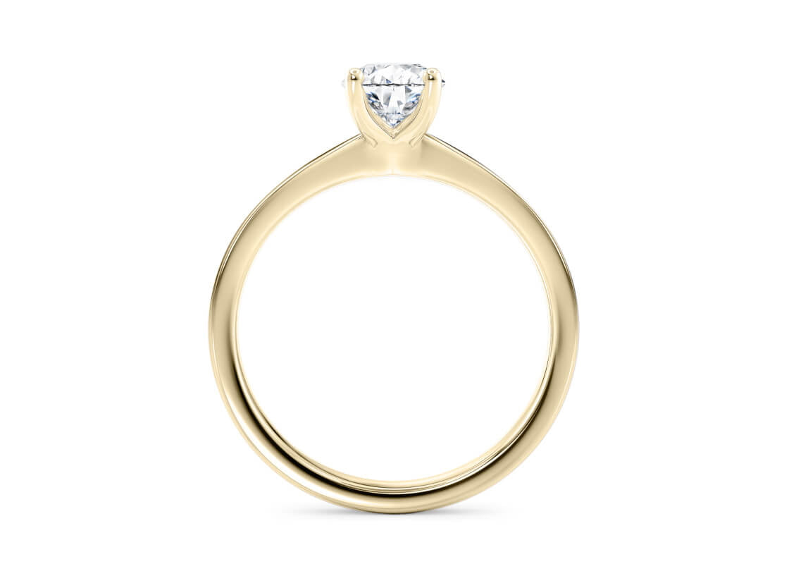 1477 Classic Solitaire Yellow Gold 18k Pear Engagement Ring