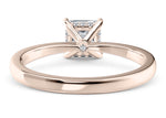 Starlight Solitaire Rose Gold 18k Princess Engagement Ring