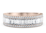 Anastasia Rose Gold 18k Full Set Natural Eternity Ring