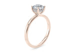 Paloma Solitaire Rose Gold 18k Round Engagement Ring