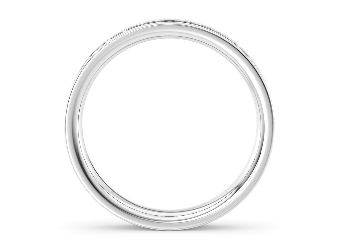 Orpheus White Gold 18k Wedding Band