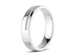 Andreas White Gold 18k Lab Grown Wedding Band