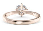 Starlight Compass Solitaire Rose Gold 18k Round Engagement Ring