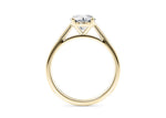 Estella Solitaire Yellow Gold 18k Round Engagement Ring