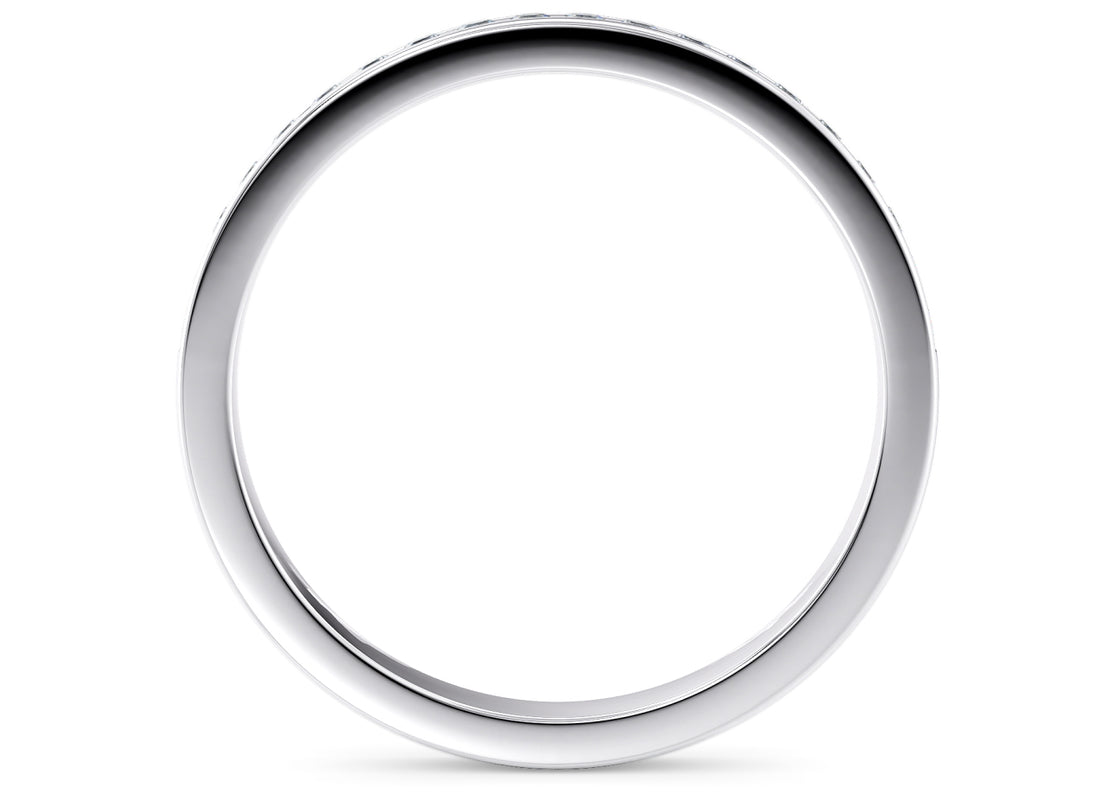Tsarina White Gold 18k Half Set Eternity Ring