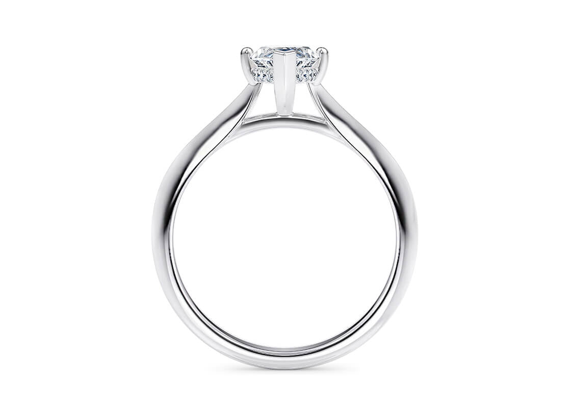 Hope Solitaire Platinum Marquise Engagement Ring