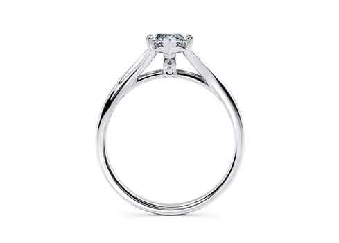 Hanover Solitaire Platinum Marquise Engagement Ring