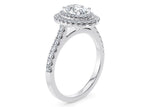 Empress Halo White Gold 18k Oval Engagement Ring