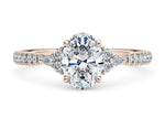 Gaia Vintage Rose Gold 18k Oval Engagement Ring