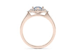 Hampstead Halo Rose Gold 18k Marquise Engagement Ring