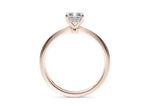 Starlight Solitaire Rose Gold 18k Radiant Engagement Ring