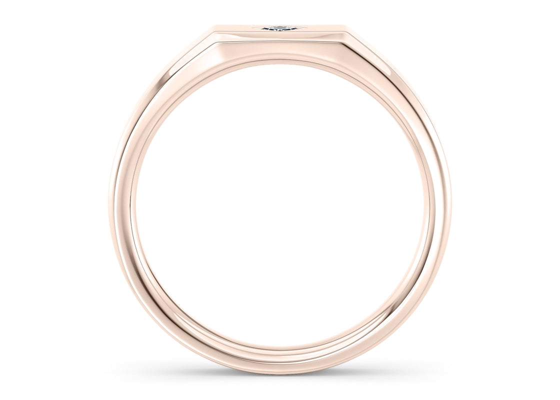 Apollo Rose Gold 18k Wedding Band