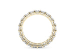 Regent Asscher Full Set Yellow Gold 18k Natural Eternity Ring